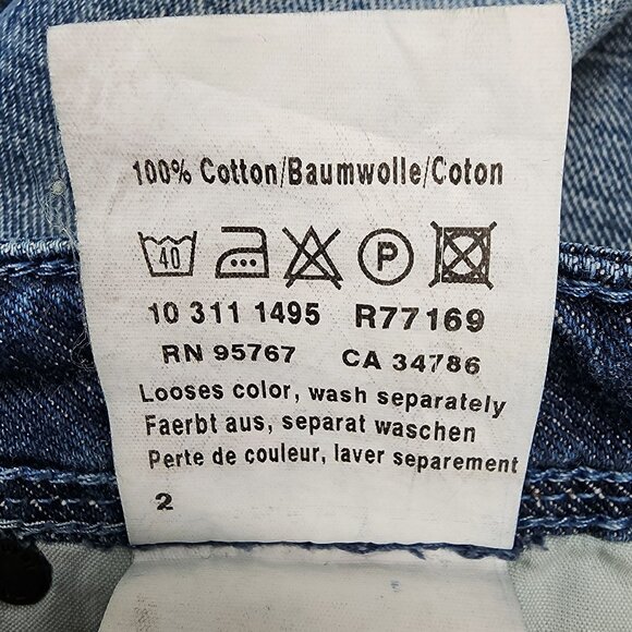 Mavi Women's Boot Cut Jeans - Blue with Floral Embroidery - Picture 3 of 8